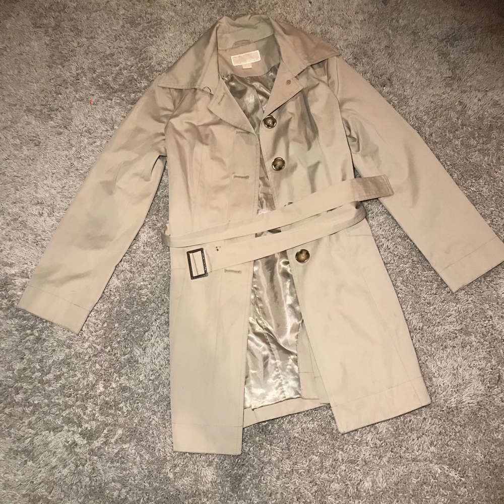 Michael By Michael Kors tan trench coat